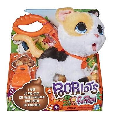 furReal Poopalots Big Wags Interactive Pet Toy, Connectible Leash System
