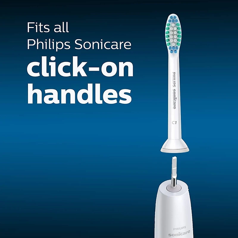 Philips Sonicare SimplyClean C1 2/paquet, HX6012/04 Philips Sonicare SimplyClean C1 2/paquet
