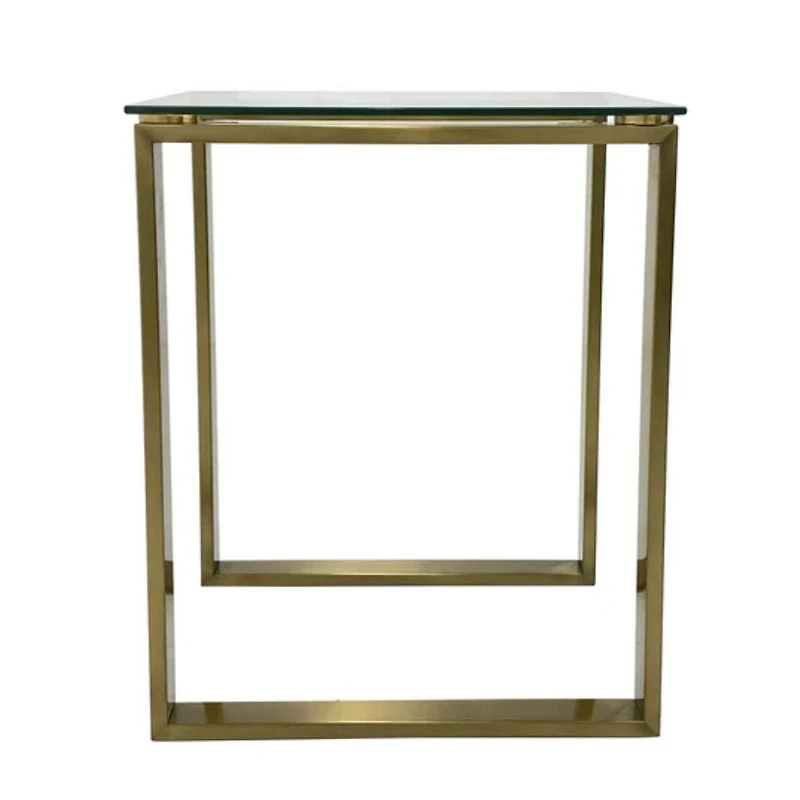 Table d'appoint Gen de couleur dorée