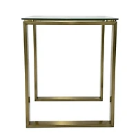 Table d'appoint Gen de couleur dorée