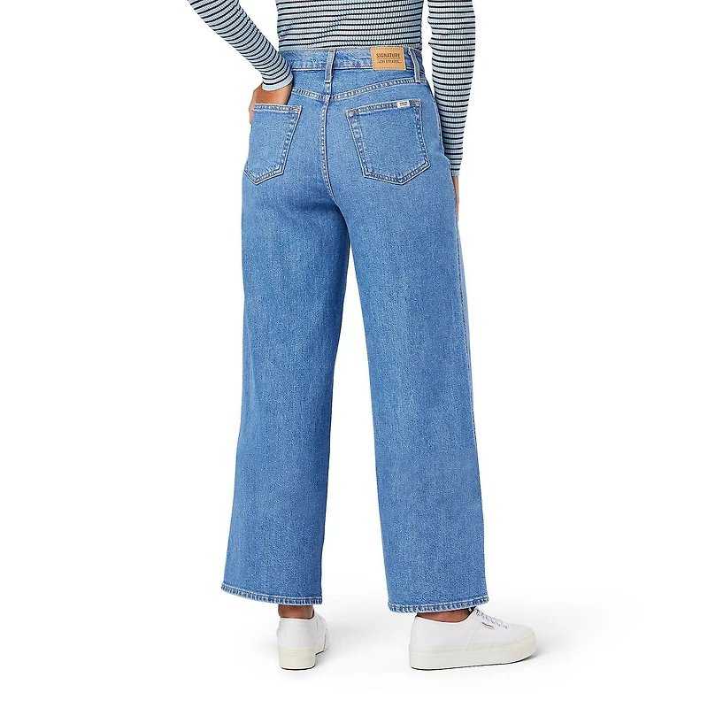 Levi Strauss Signature.MD Jean taille haute à jambe large d’époque pour femme