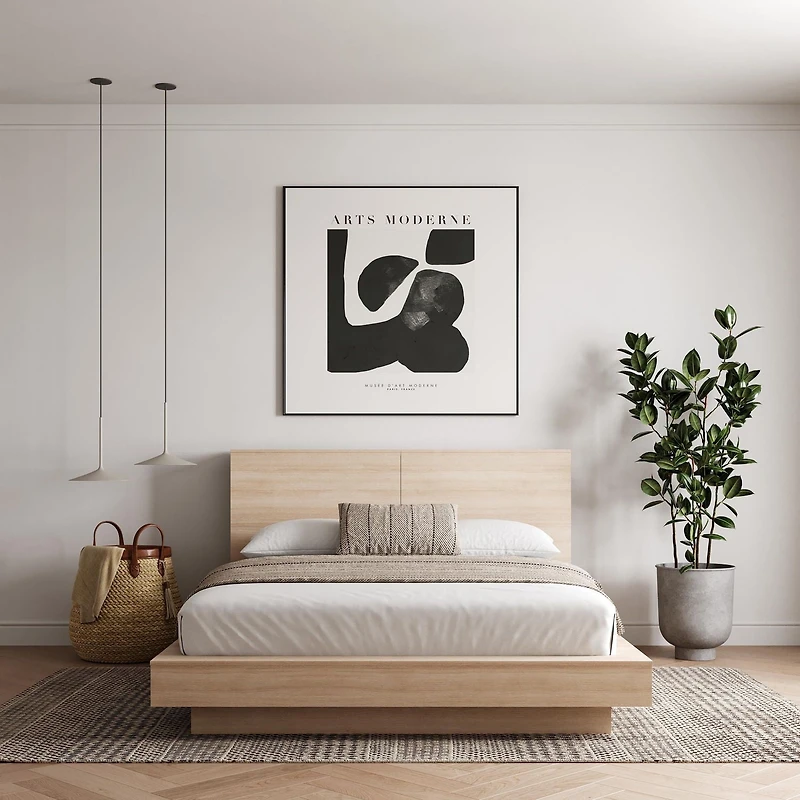 Nexera Lit plateforme avec tête de lit Marconi