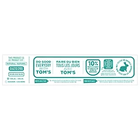 Tom’s of Maine Simply White Dentifrice sans Fluorure, Menthe Poivrée, 85 ml