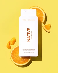 Native Nettoyant pour le Corps Naturel, Agrumes & Musc aux Herbes, Sans Sulfates, Sans Parabènes