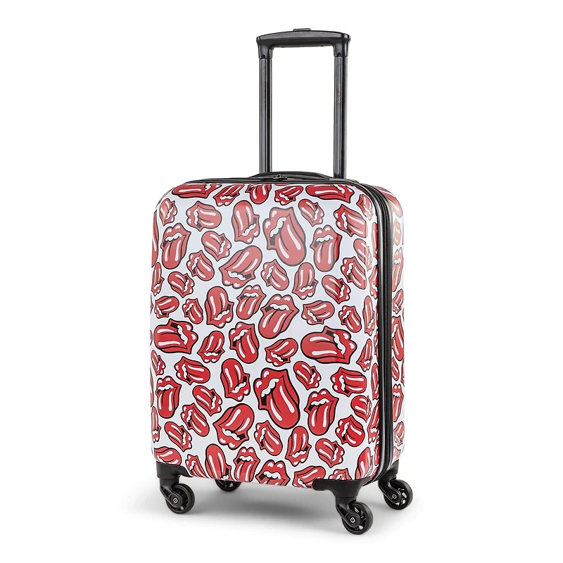 THE ROLLING STONES - COLLECTION SHINE A LIGHT - VALISE DE CABINE FAIT D'UNE COQUE RIGIDE ABS/PC LÉGÈRE ET RÉSISTANTE