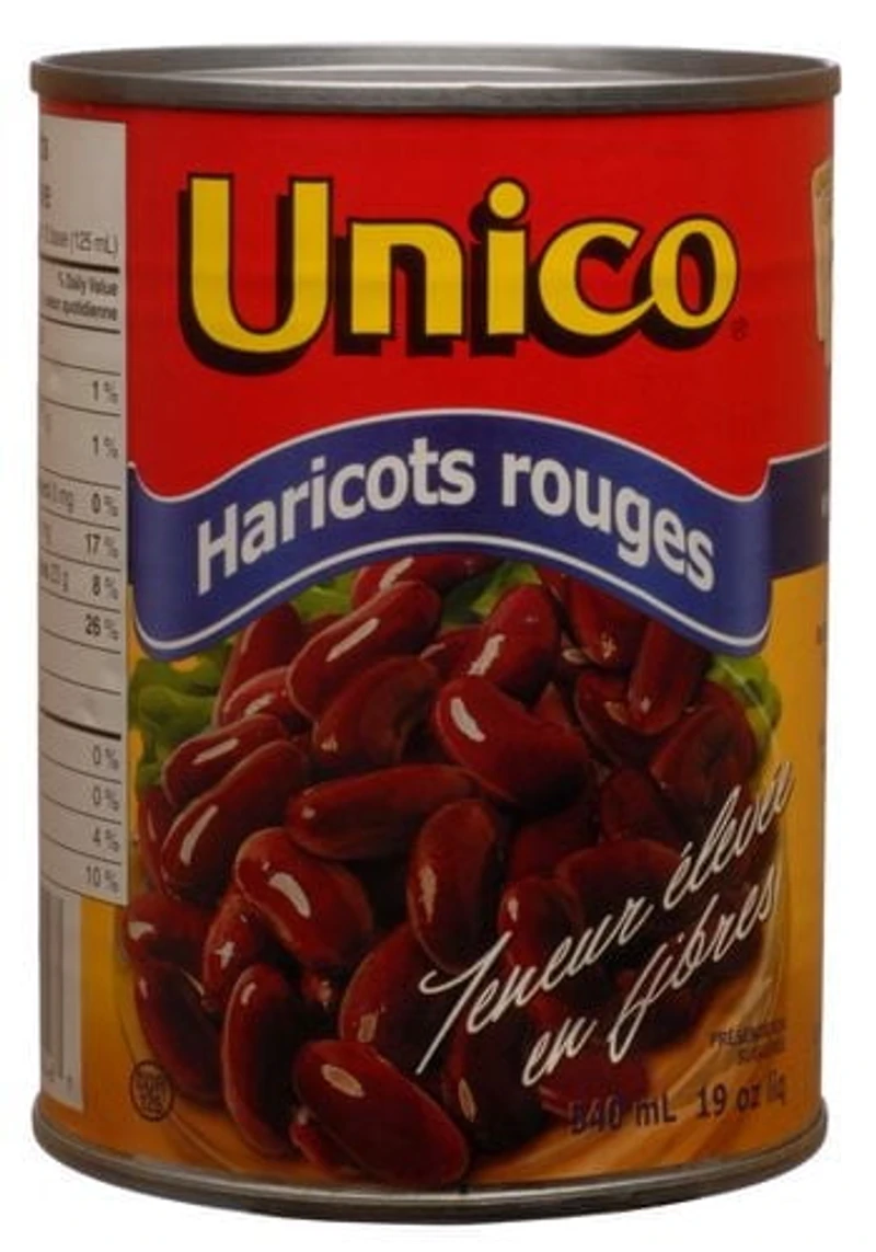 Haricot rouges d'Unico