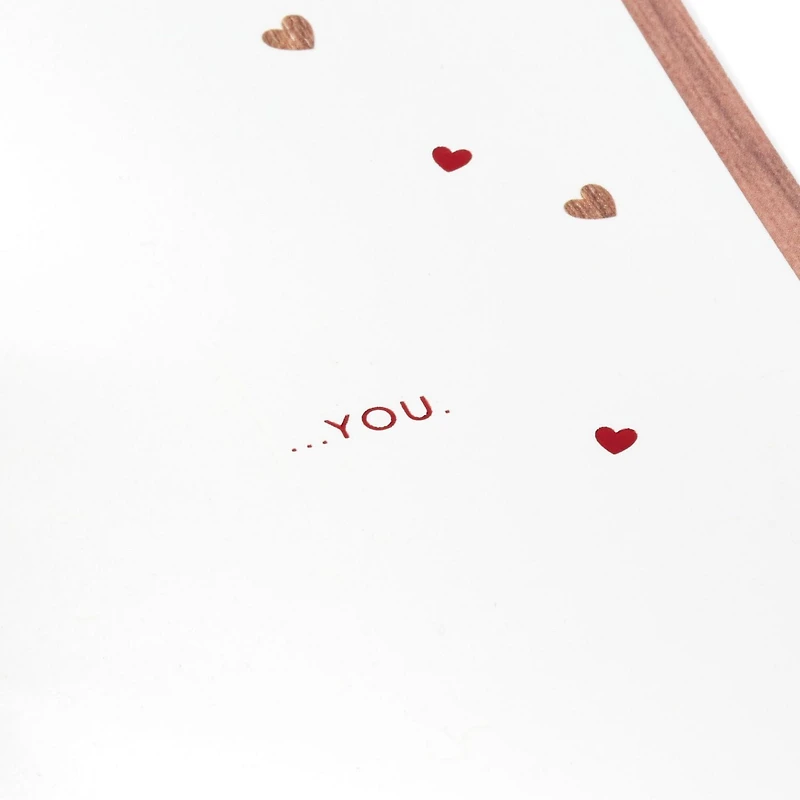 Hallmark Signature Paper Wonder Wood Pop Up Valentines Day Card, Anniversary Card, Romantic Birthday Card, Love Card (Love You)
