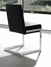 Chaise de salle à manger canadienne Senorita noire (ensemble de 2)