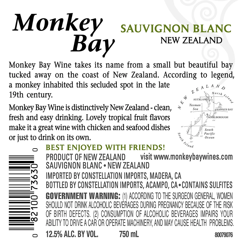 MONKEYBAYSAUVIGNONBL - FRENCH