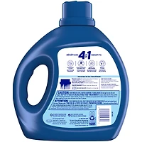 Détergent à lessive liquide concentré avec bénéfices 4-en-1, Purex Rocky Mountain Breeze, puissant contre les taches, ravive les vêtements, 3,85 l, 115 brassées, compatible avec les laveuses HE