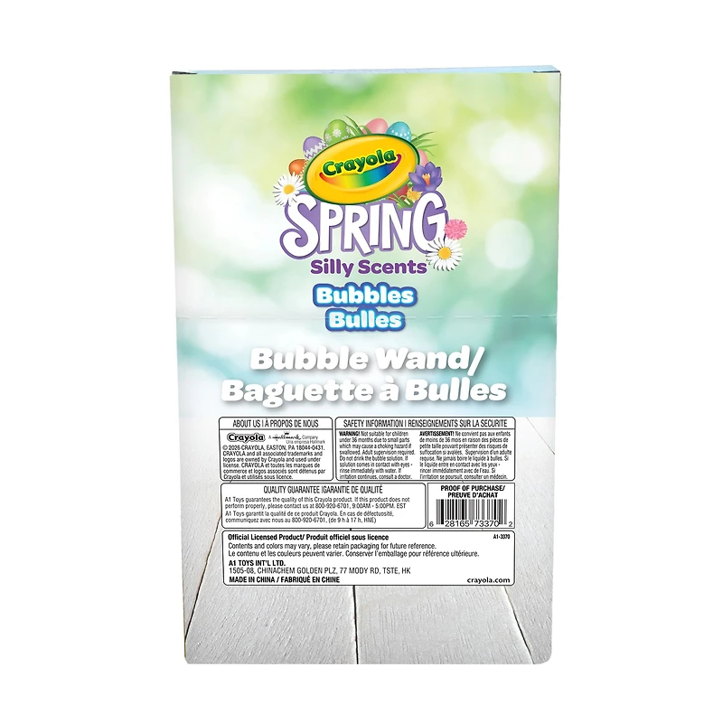 Crayola Silly Scents Baguette à Bulles Parfumée 118 ml