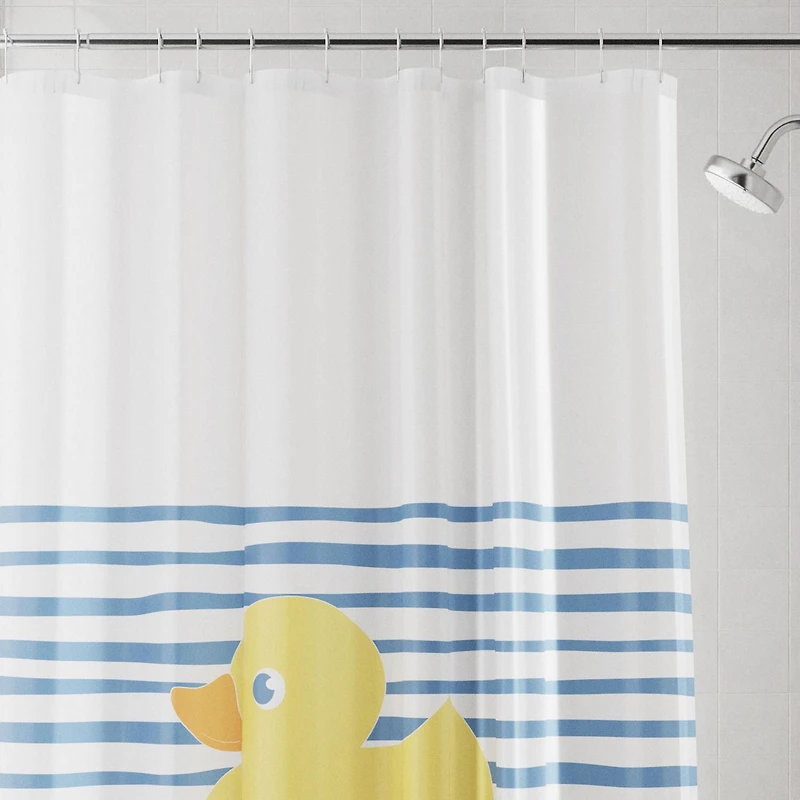 Mainstays Decorative Waterproof Recycled PEVA Shower Curtain, Assorted Styles and Colors