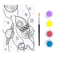 Paint by Number Galaxy Canvas – 6 Piece Set
