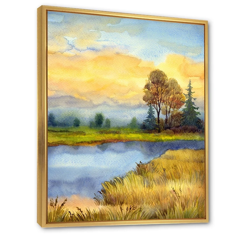 Designart The Awakening of Nature FLOAT FRAME WALL ART