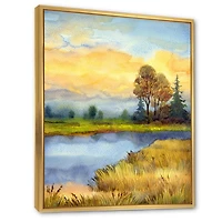 Designart The Awakening of Nature FLOAT FRAME WALL ART
