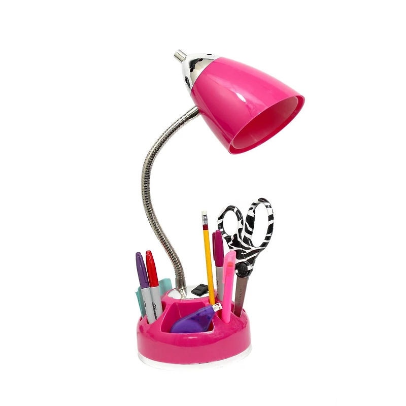Lampe de bureau feux de la rampe organiseur Flossy avec base Susan paresseuse à sortie de charge