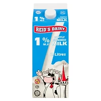 Reid's Dairy 1% M.F. Partly Skimmed Milk