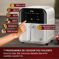 T-fal Infrared Air Fryer, 7-in-1, 5L/5.3QT, Infra-heat™ Technology, No-Preheating, Faster, Juicier, Crispier, Oat