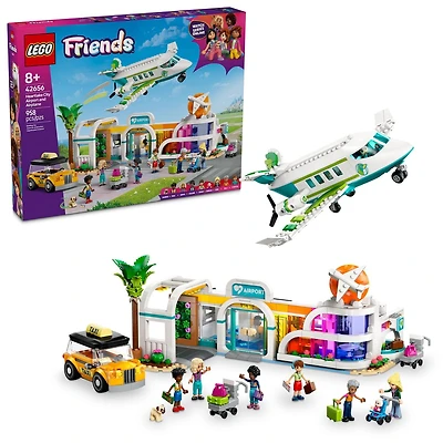 LEGO Friends L’aéroport et l’avion de Heartlake City 42656 Ensemble de construction (958 pièces)