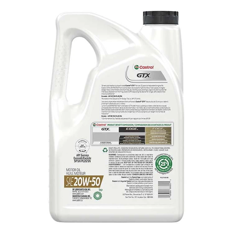 Castrol GTX 20W50 - 5 Litre