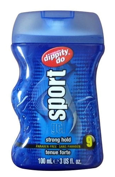 dippity-do Trial & Travel Size SPORT Hair Gel - Adds Texture & Definition - Strong Hold - Level 9, 100ml