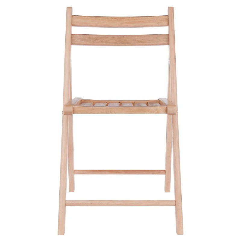Robin 4pc chaises pliantes Naturel