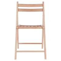 Robin 4pc chaises pliantes Naturel