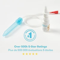 Frida Baby - NoseFrida Saline Snot Spray Spray nasal salin pour adoucir les voies nasales à utiliser avant NoseFrida The SnotSucker
