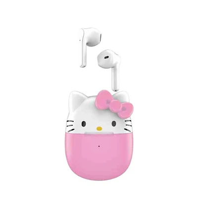 Hello Kitty True Wireless Earbuds with Charging Case - Pink