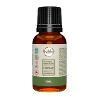 Buhbli Brands - 100% Pure Tea Tree Essential Oil, 15ml, 100% Pure & Natural - Bottled in Canada