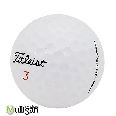 Mulligan - 96 Titleist Velocity 5A Recycled Used Golf Balls, White