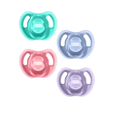 Sucette en silicone Ultra légère de Tommee Tippee - 18-36 mois, paquet de 4