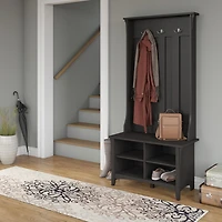 Bush Furniture Salinas Hall Tree with Storage Bench