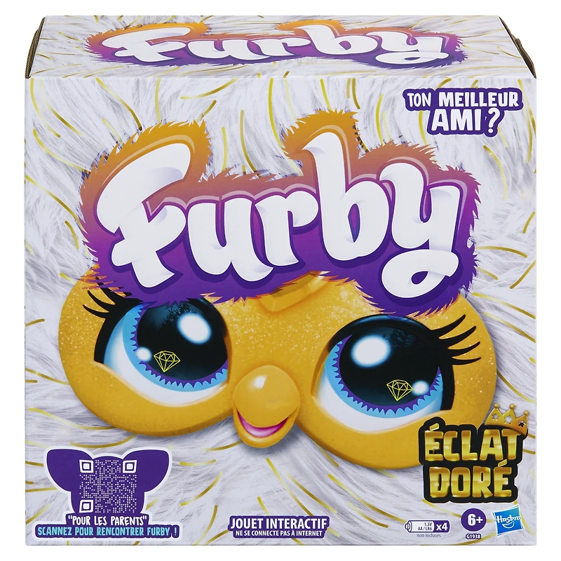 Furby Gold Glam Interactive Plush Toy - French Version