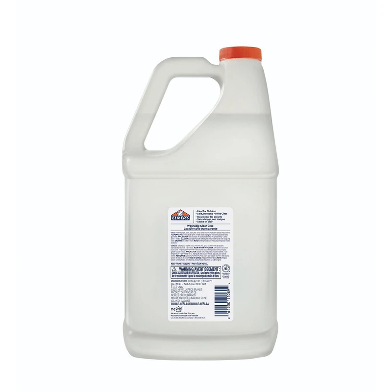 Elmer's Liquid School Glue, Clear, Washable, Great for Making Slime