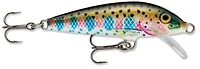 Rapala Poisson Nageur Original Floating 2", Truite arc en ciel Profile vairon naturel