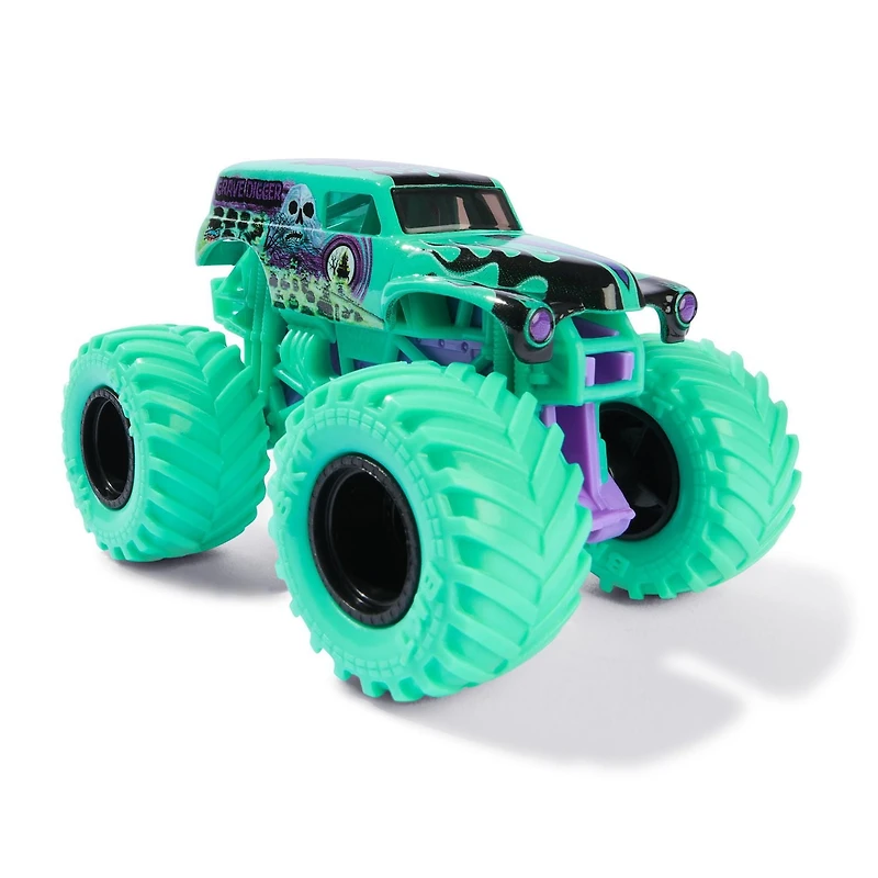 Monster Jam, Official Grave Digger Monster Truck, Die-Cast Vehicle, 1:64 Scale, Kids Toys for Boys Ages 3 and up