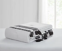 Ensemble de couette 4 pieces Asami Gris