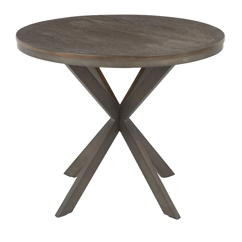 X Pedestal Table by LumiSource