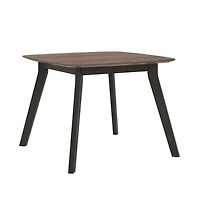AX1 Square Meeting Table, Medium Brown