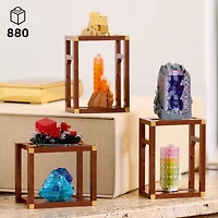 LEGO Ideas Mineral Collection Building Set for Adults, Ages 18+ - Bedroom or Office Decor with 3 Display Shelves - Unique Gift Idea for Men & Women - 21362