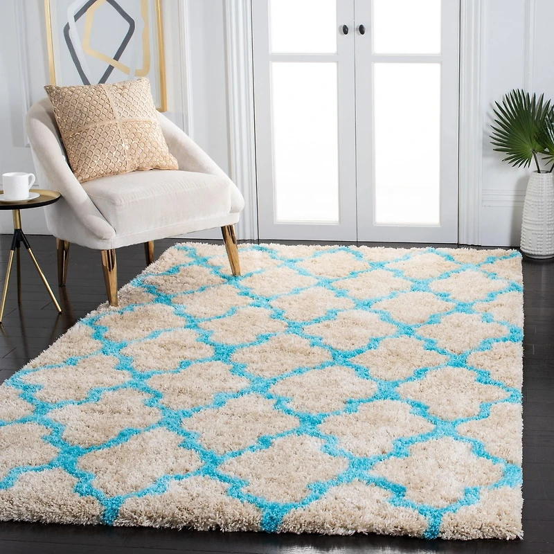 Safavieh Barcelona Anabelle Geometric Shag Area Rug