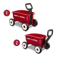 Radio Flyer, Mon premier chariot 2-en-1, Marchette et jouet, rouge