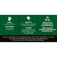 Capsules K-Cup de café infusé sur glace noir classique Van Houtte, torréfaction moyenne, 10 unités 10 unités