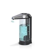 Better Living Products 70181 TOUCHLESS XL Hands Free Automatic Soap and Sanitizer Dispenser Black and Stainless Steel