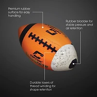 Cipton – Ballon de football américain à LED "Day and Night", taille junior