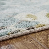 Tapis Radiance (collection Aurora) de Mohawk, couleur turquoise 72x120
