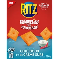 CRAQUELINS AU FROMAGE RITZ À SAVEUR DE CHILI DOUX ET DE CRÈME SURE 180 g