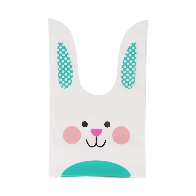 Way to Celebrate! 8 Bunny Treat Bag, Novelty, PEVA, 8 Pieces