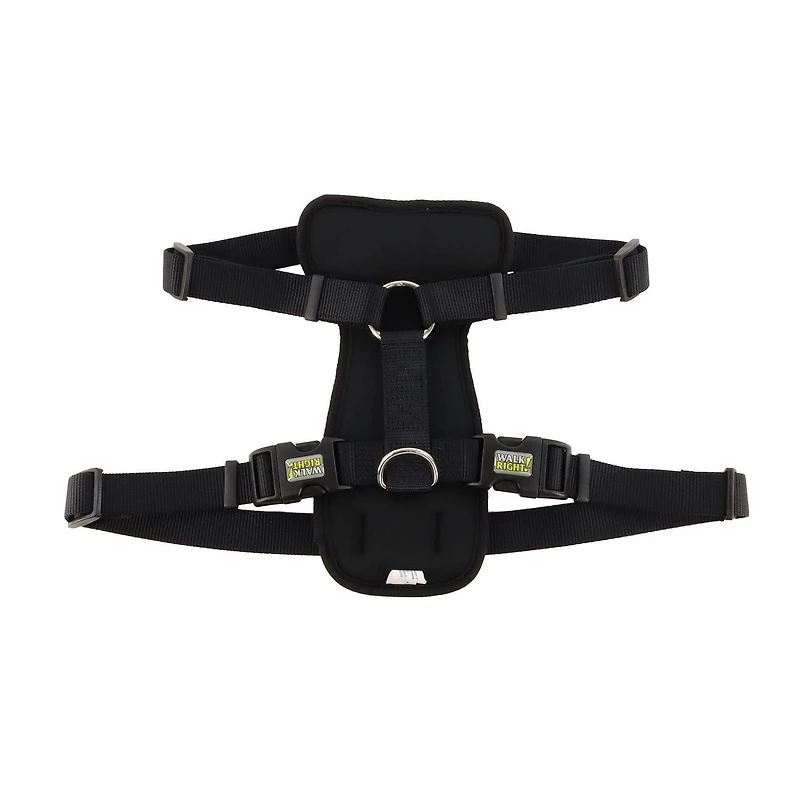 Coastal Pet Products Large Black Walk Right! Front-Connect Padded Dog Harness, Large Dog Harness